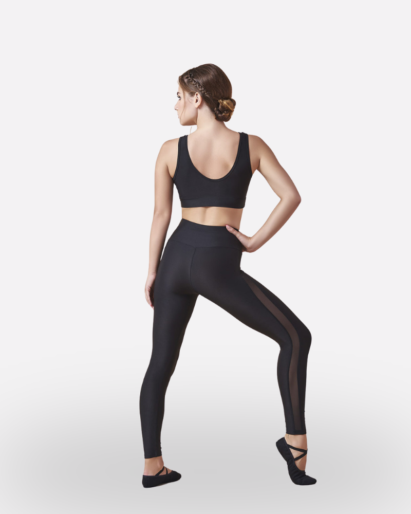 RACE dance leggings back view