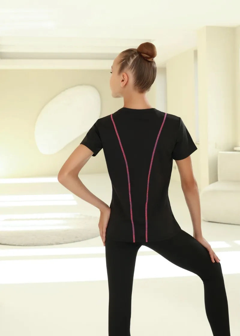 SASKIYA gymnastics top back view
