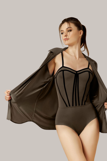 SIMONE Corset-Inspired Ballet & Dance Leotard