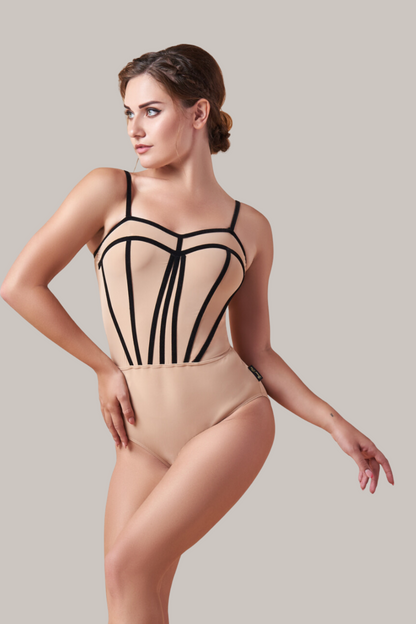 SIMONE Corset-Inspired Ballet & Dance Leotard