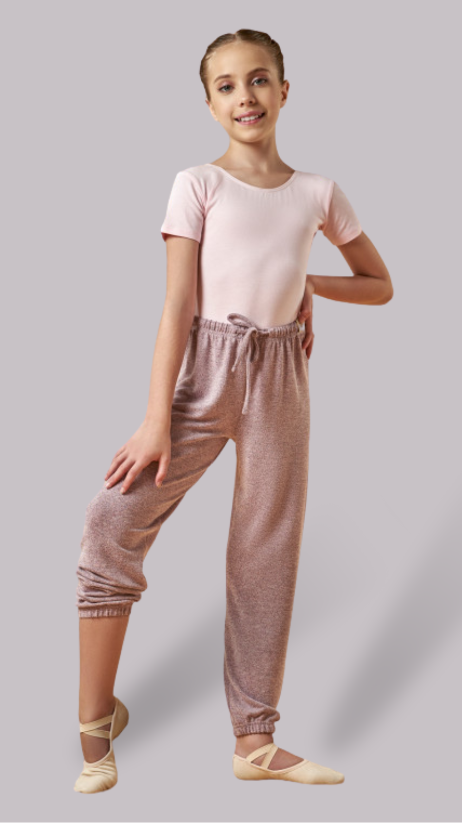 BARBARA JUNIOR girls' ballet warm-up pants
