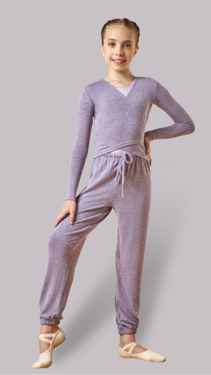 BARBARA JUNIOR warm-up pants for young dancers