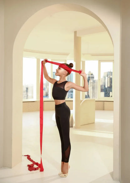 CROSS high-waisted leggings for rhythmic gymnastics training
