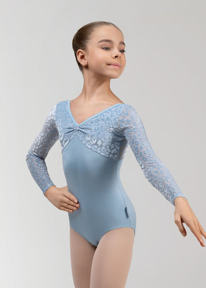 DANIELLE kids' long sleeve ballet and dance leotard