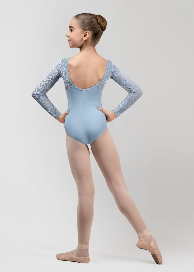 DANIELLE kids' long sleeve ballet and dance leotard