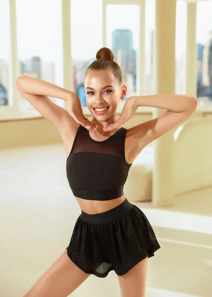 DEBORAH Racerback Rhythmic Gymnastics Top