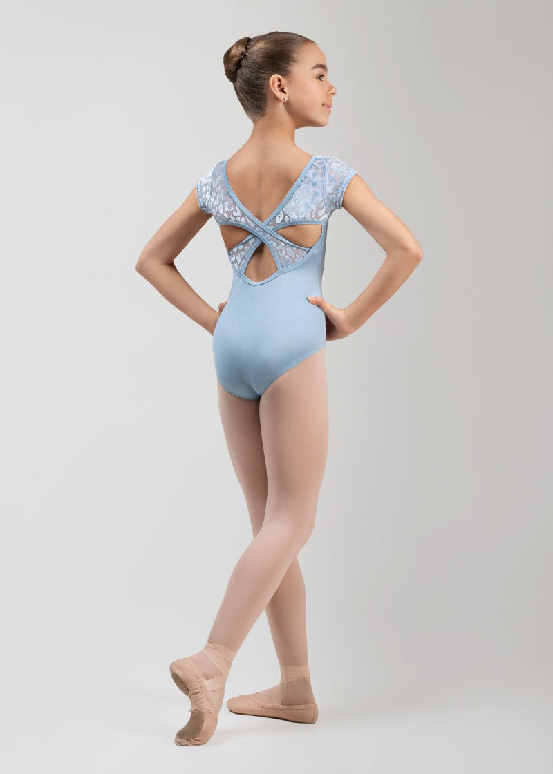 KIKI kids' dance leotard with open back
