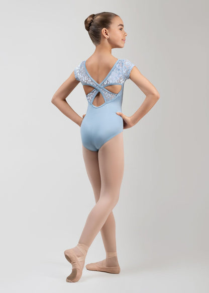 KIKI kids' dance leotard with open back