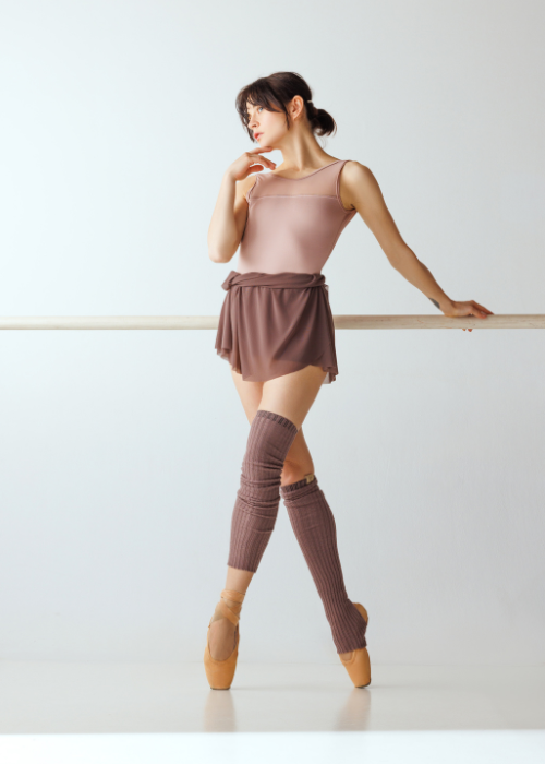 OLIVERIA mesh ballet skirt with ties