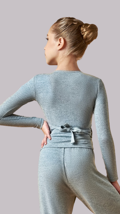 STASSI JUNIOR ballet top in blue