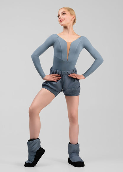 Sauna Effect Ballet & Dance Shorts front view