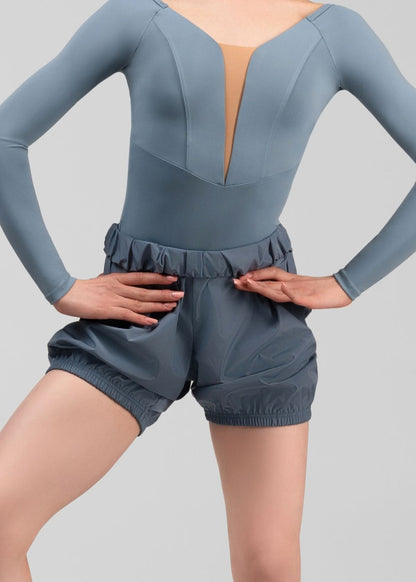 Sauna Effect Ballet & Dance Shorts front view