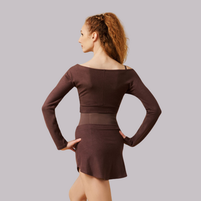 VANESSA Ballet & Dance warm-up top back view