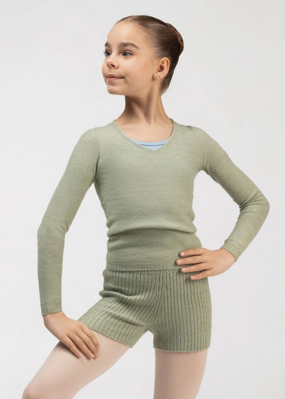 WANDA BALANCE Girls' Ballet & Dance Sweater mint