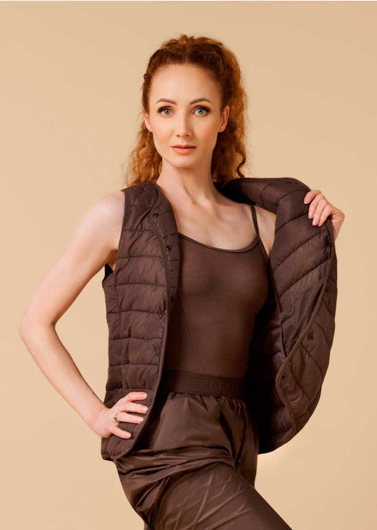Warm-up vest for ballet and dance