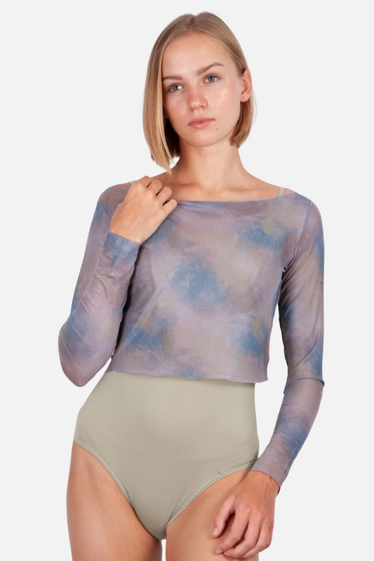 MIRALI Ocean Mesh Ballet & Dance Top