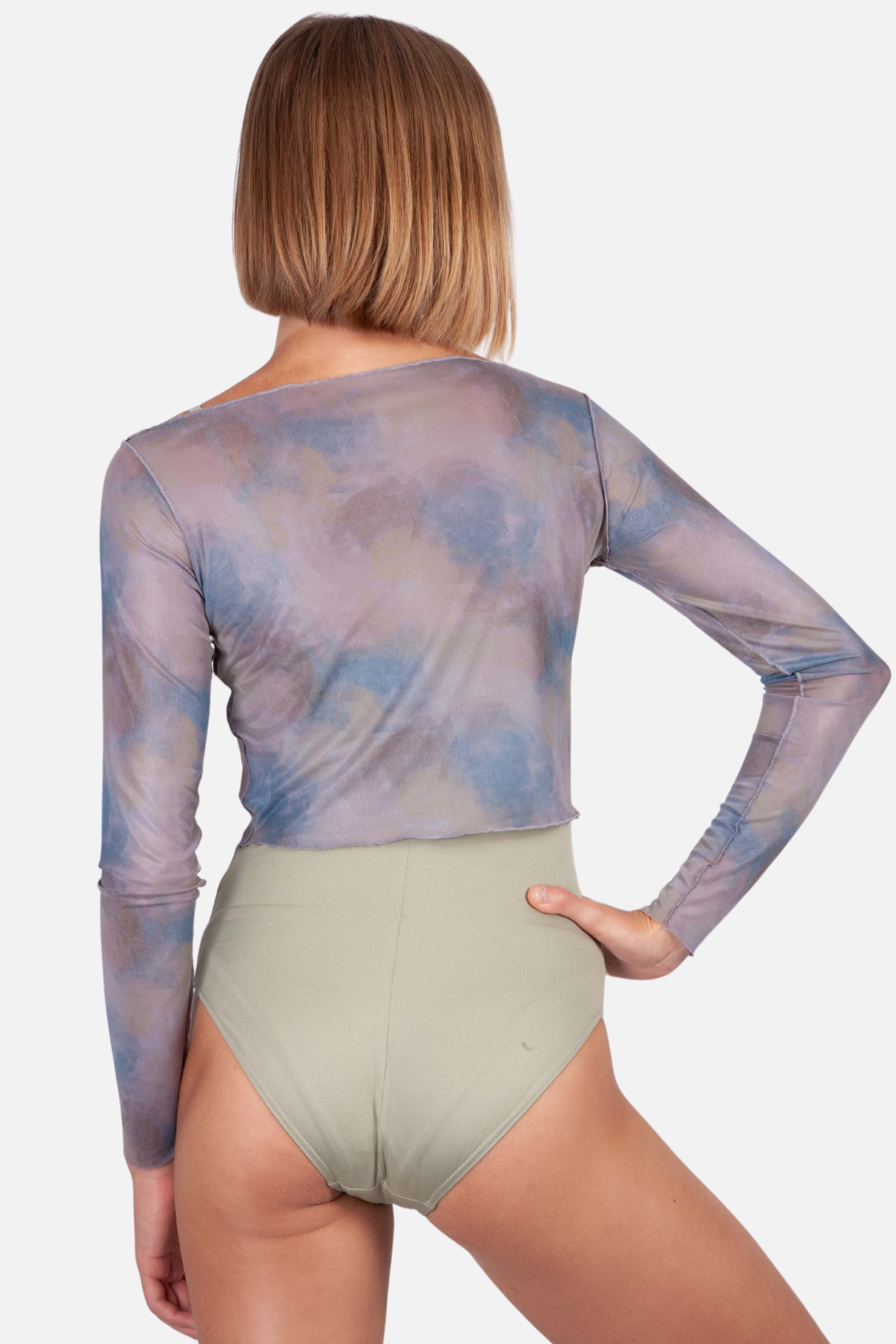 MIRALI Ocean Mesh Ballet & Dance Top