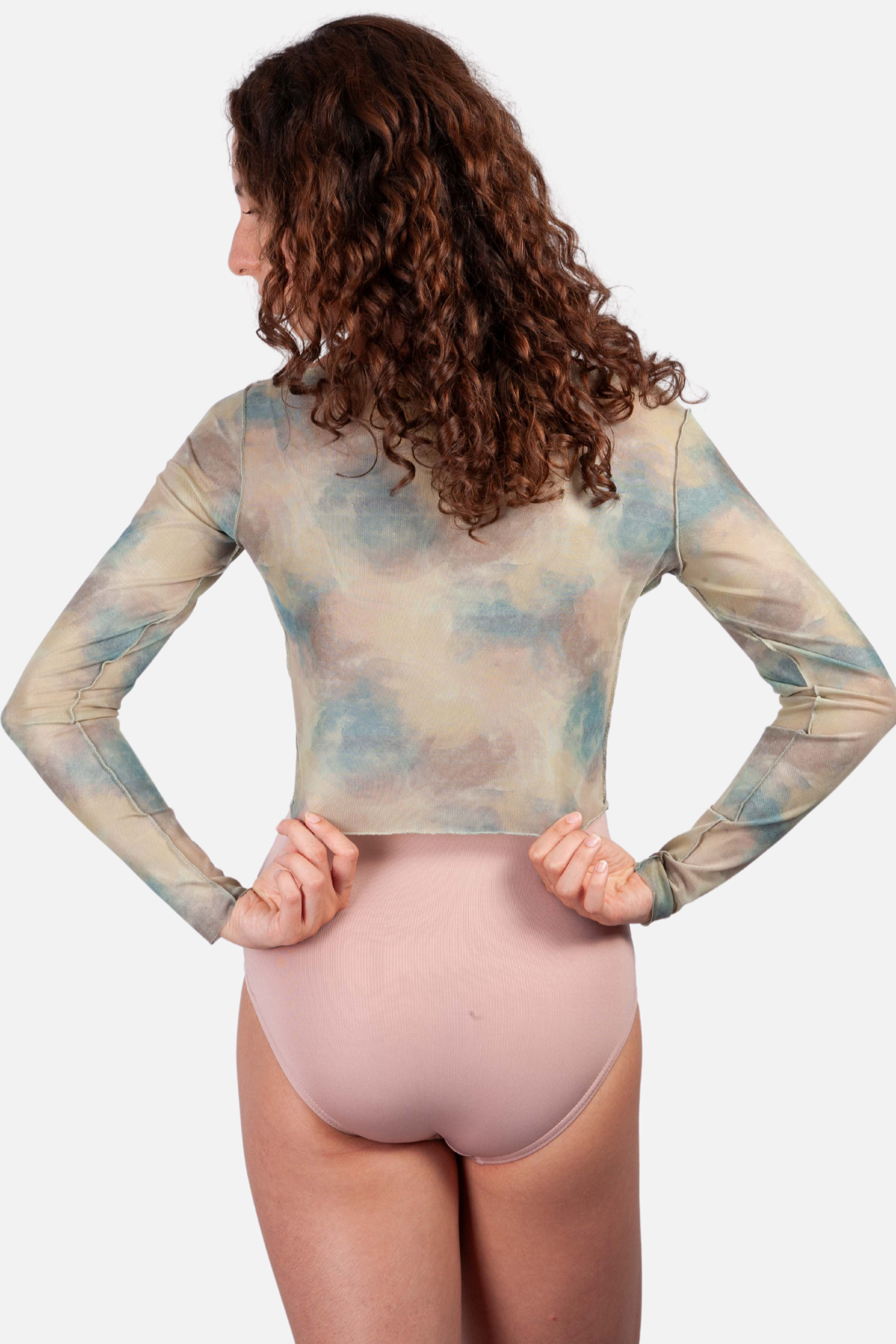 MIRALI Ocean Mesh Ballet & Dance Top