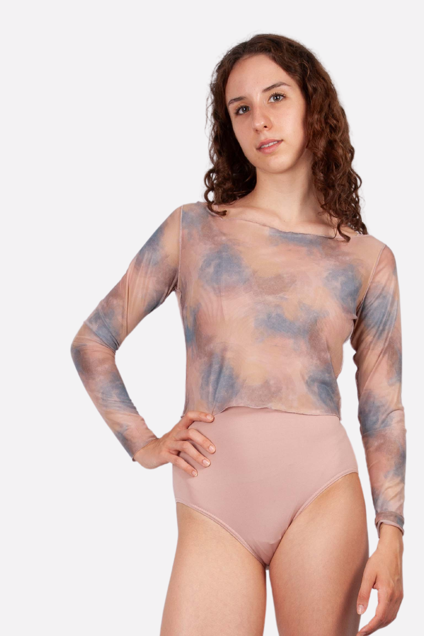 MIRALI Ocean Mesh Ballet & Dance Top